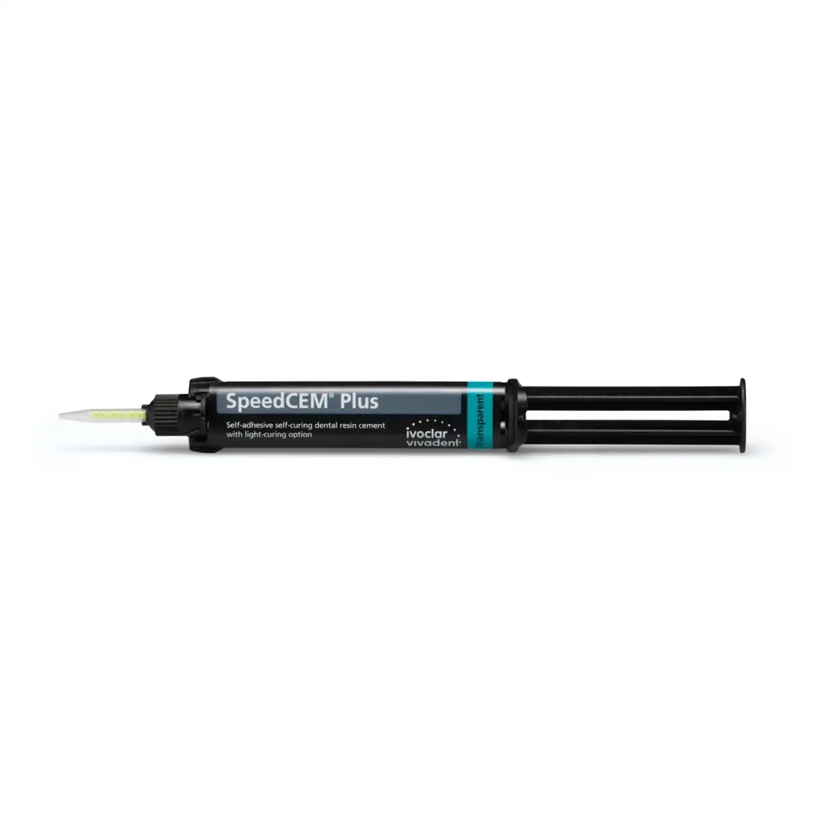 SpeedCEM Plus Self-Adhesive Resin Cement Refill, Transparent, 9 g Syringe, 1/Pk, 681712