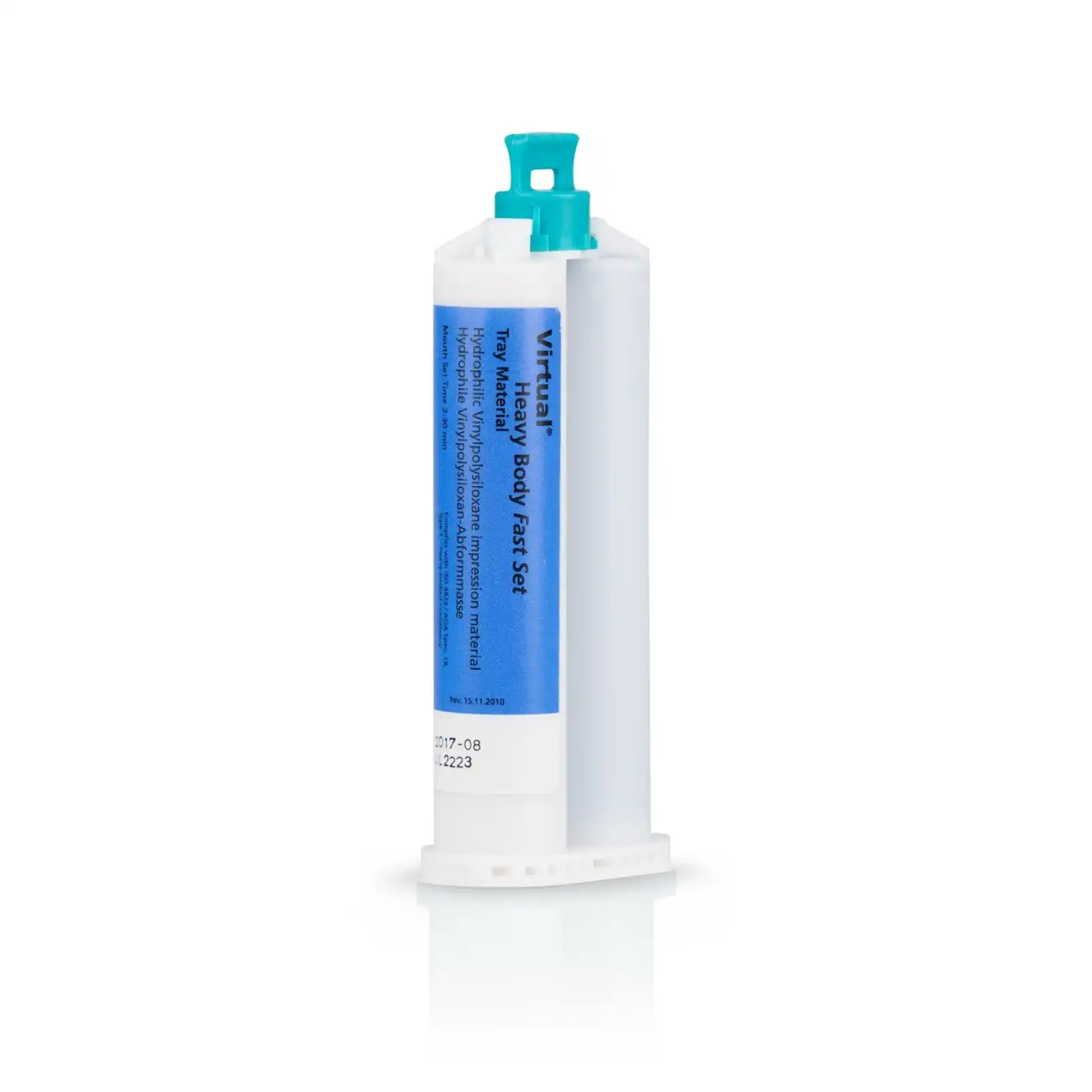 Virtual Impression Material, Heavy Body, Fast Set, 50 ml, 2/Pk, 562836