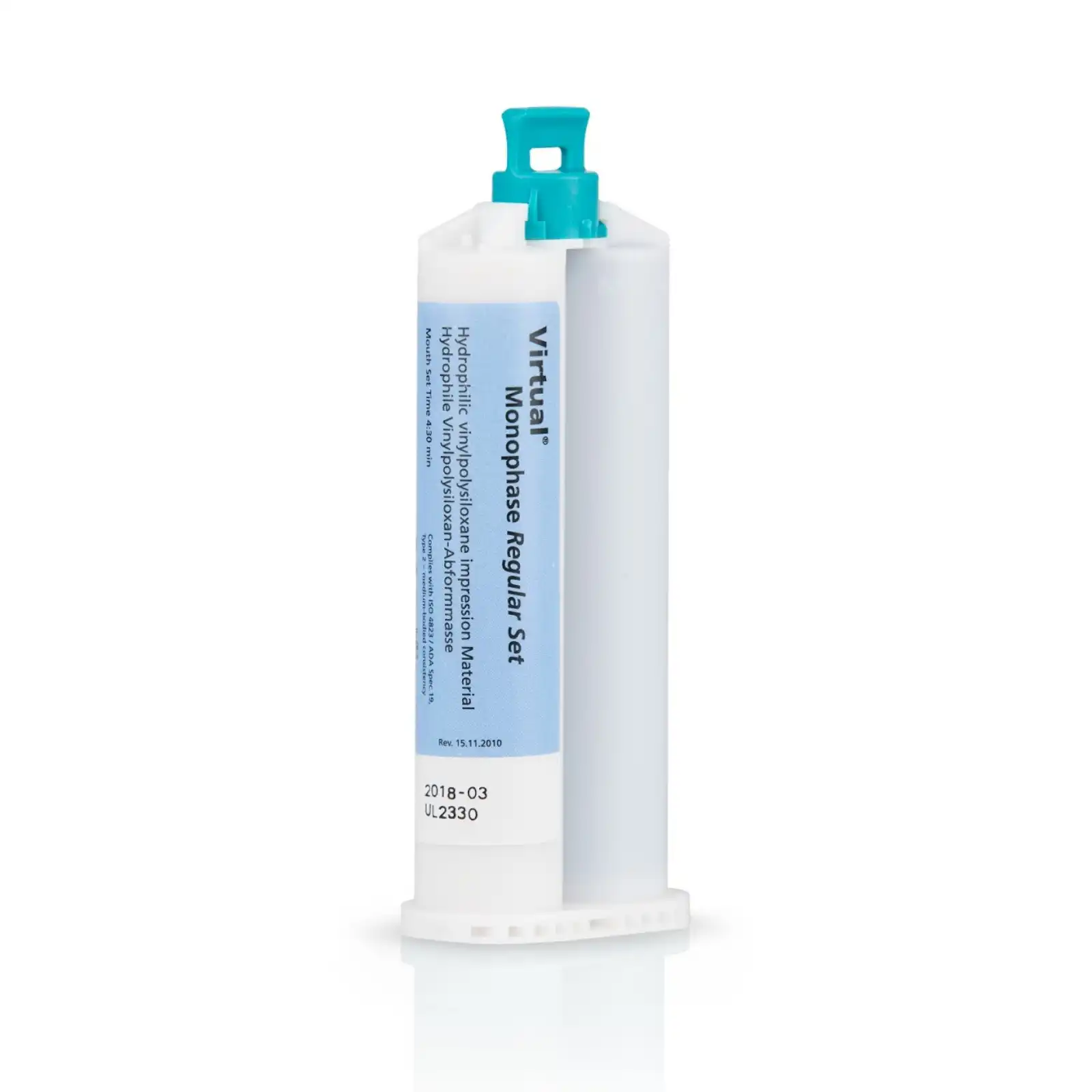 Virtual Refill Monophase Regular VPS Impression Material, 2 x 50 ml, 562831 (Discontinued)