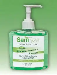 Crosstex Sanityze Waterless Gel Pump Bottle, 18 oz, 01KT8932B43ZHYX67F2WJBEVJ5