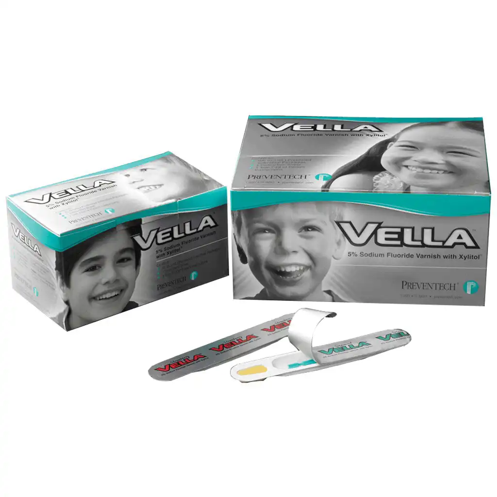 Vella Fluoride Varnish 5% Strawberry, 35 Unit-Dose Packages per Box