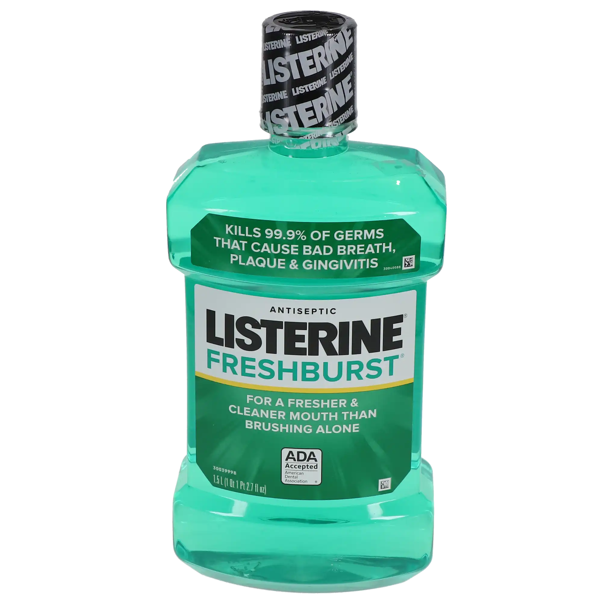 Listerine Fresh Burst Antiseptic Mouthwash, 1.5 L