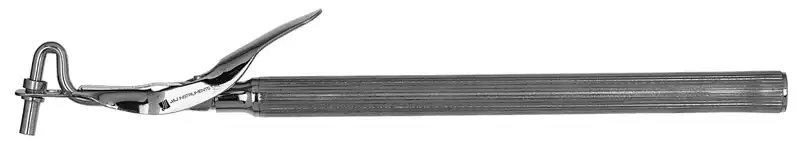 J&J Instruments Amalgam Carrier, Lever-Type, Single-End, Large, #4, Stainless Steel, 1/Pk, 01-412