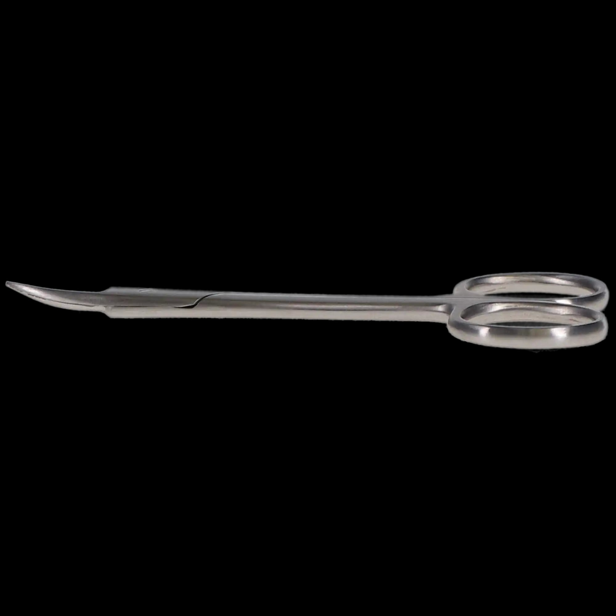 J&J Instruments Crown & Collar Scissors, 4.5" Curved, Stainless Steel, 1 Each, 12-020