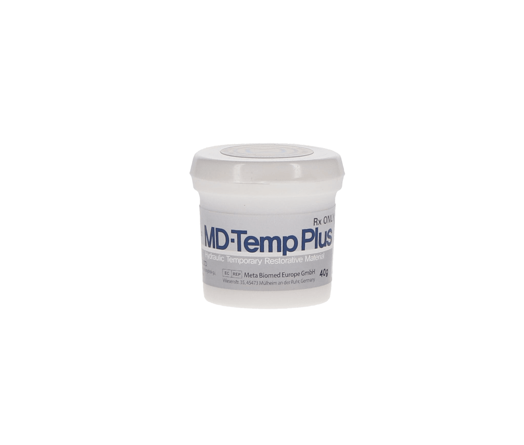 MD Temp Temporary Filling Material, Self-Cure, 40 g, White, 1/Pk, CE300
