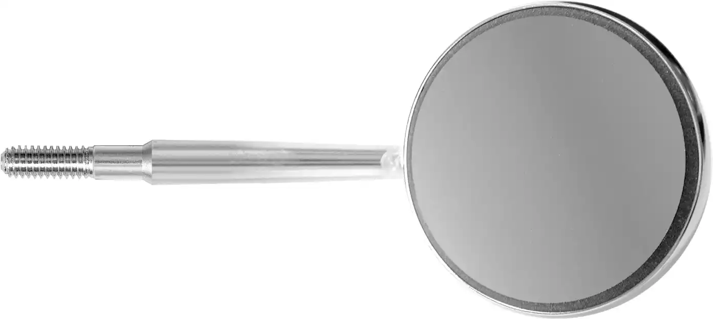 American Eagle Cone Socket Front-Surface Mouth Mirror #4, 20 mm, Rhodium-Coated, Stainless Steel, 12/Pk, AEM4/12