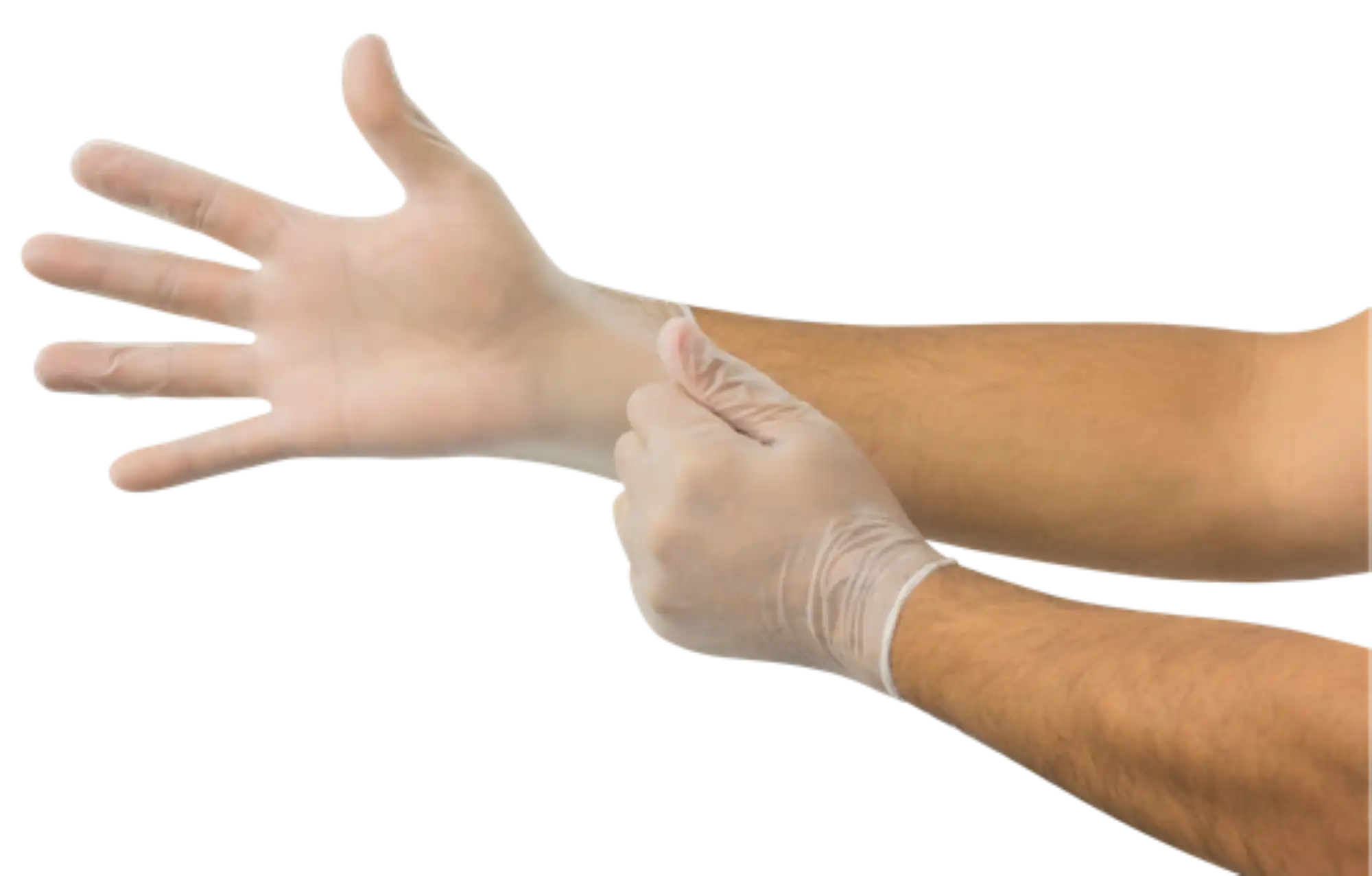 Micro-Touch Elite Vinyl Exam Gloves, Powder-Free, Non-Sterile, X-Large, Cream, 100/Box, 3094