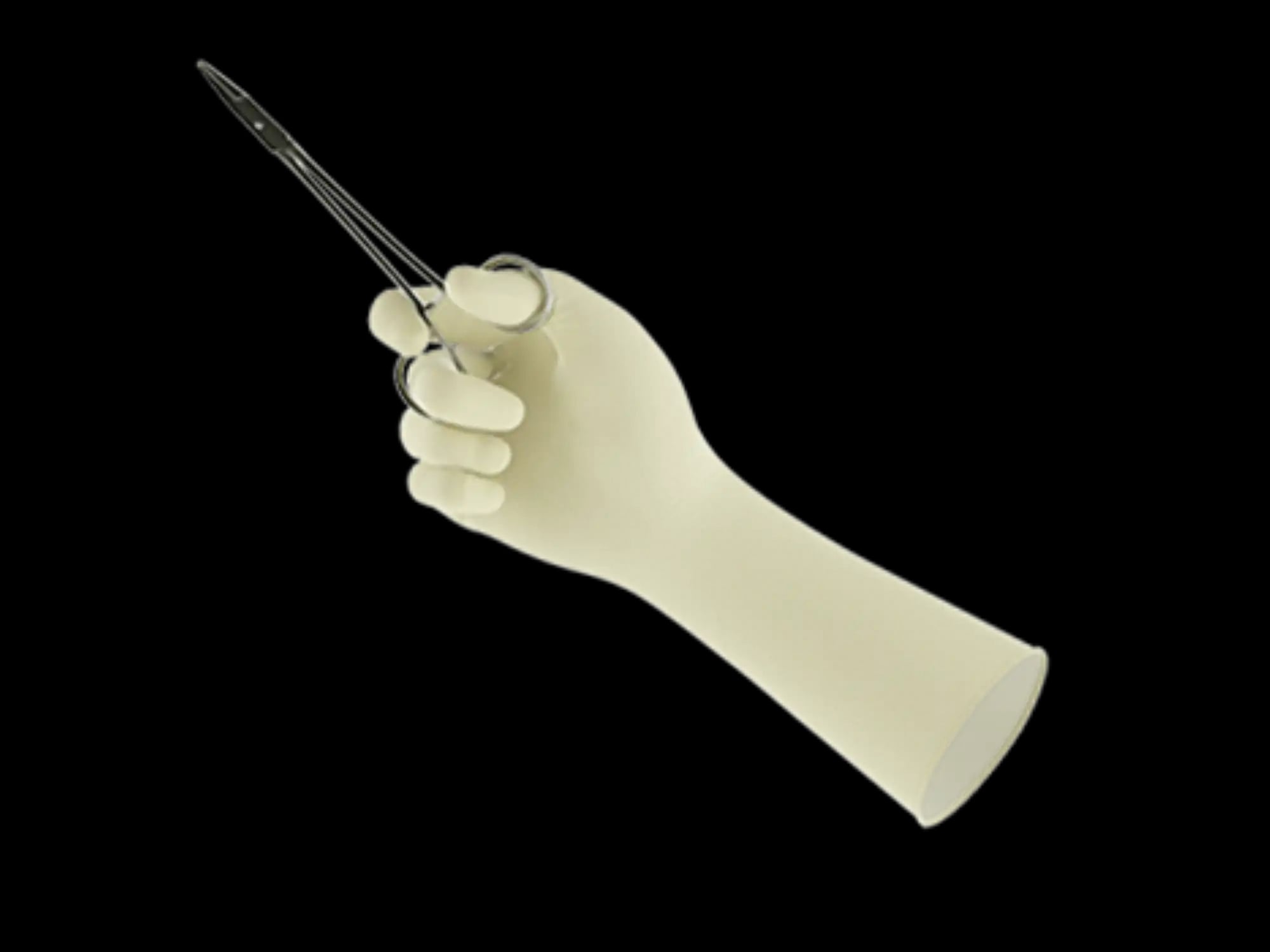 Encore Sensi-Touch Latex Surgical Gloves, Powder-Free, Sterile, Size 7.5, White, 50 Pairs/Box, 7825PF