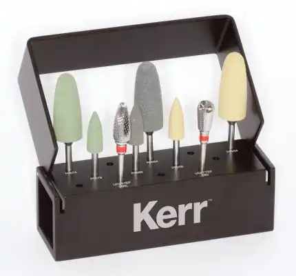 Kerr Rotary Logic Acrylic Adjustment Polishing Set, Assorted, 8 Pieces, LS-901