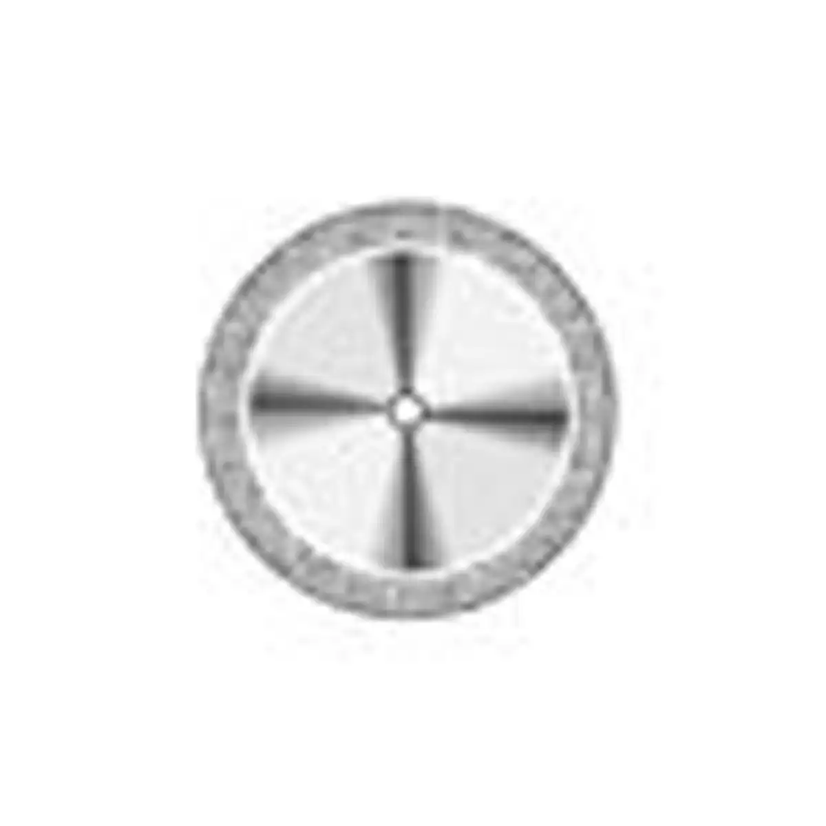 NTI Interflex Diamond Disc, HP, Double-Sided, #943, 10 mm, Medium Grit, Gray, 1/Pk, D943-100