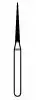 NTI Diamond Burs, FG, Needle, # F859, 1.0 mm, Fine Grit, Red Ring, 5/Pk, F859-010