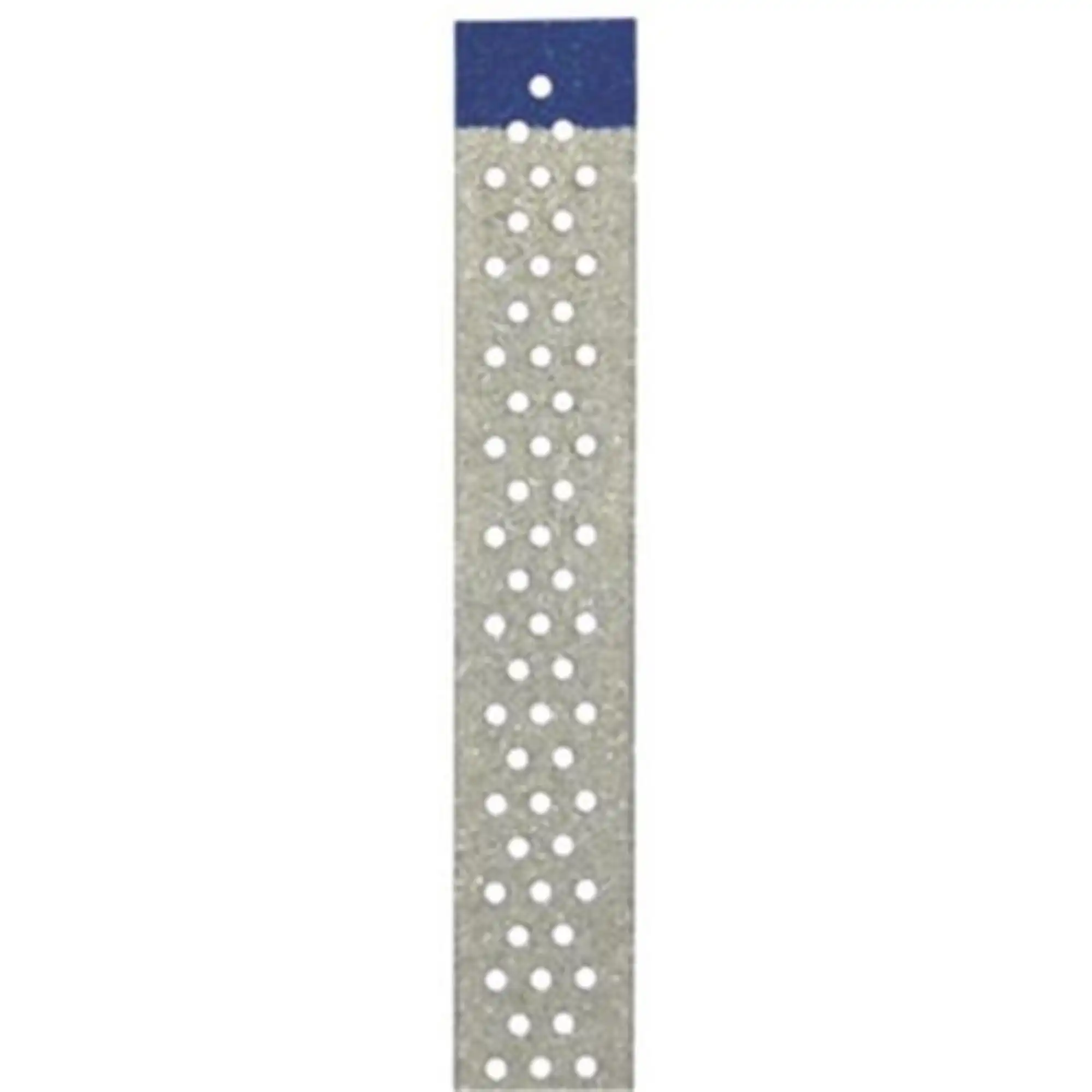 NTI Perforated Diamond Finishing Strips, Narrow, 2.5 mm, Medium, Blue, 10/Pk, FSP2-M