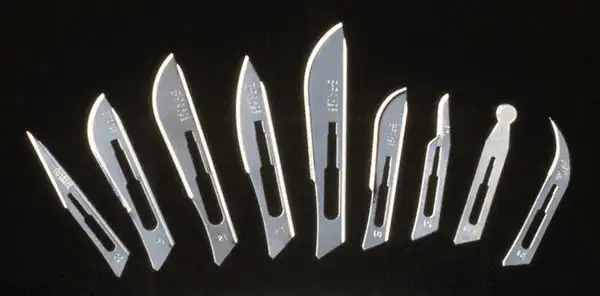 Bard-Parker Stainless-Steel Surgical Blades, Sterile, #10, 50/Box