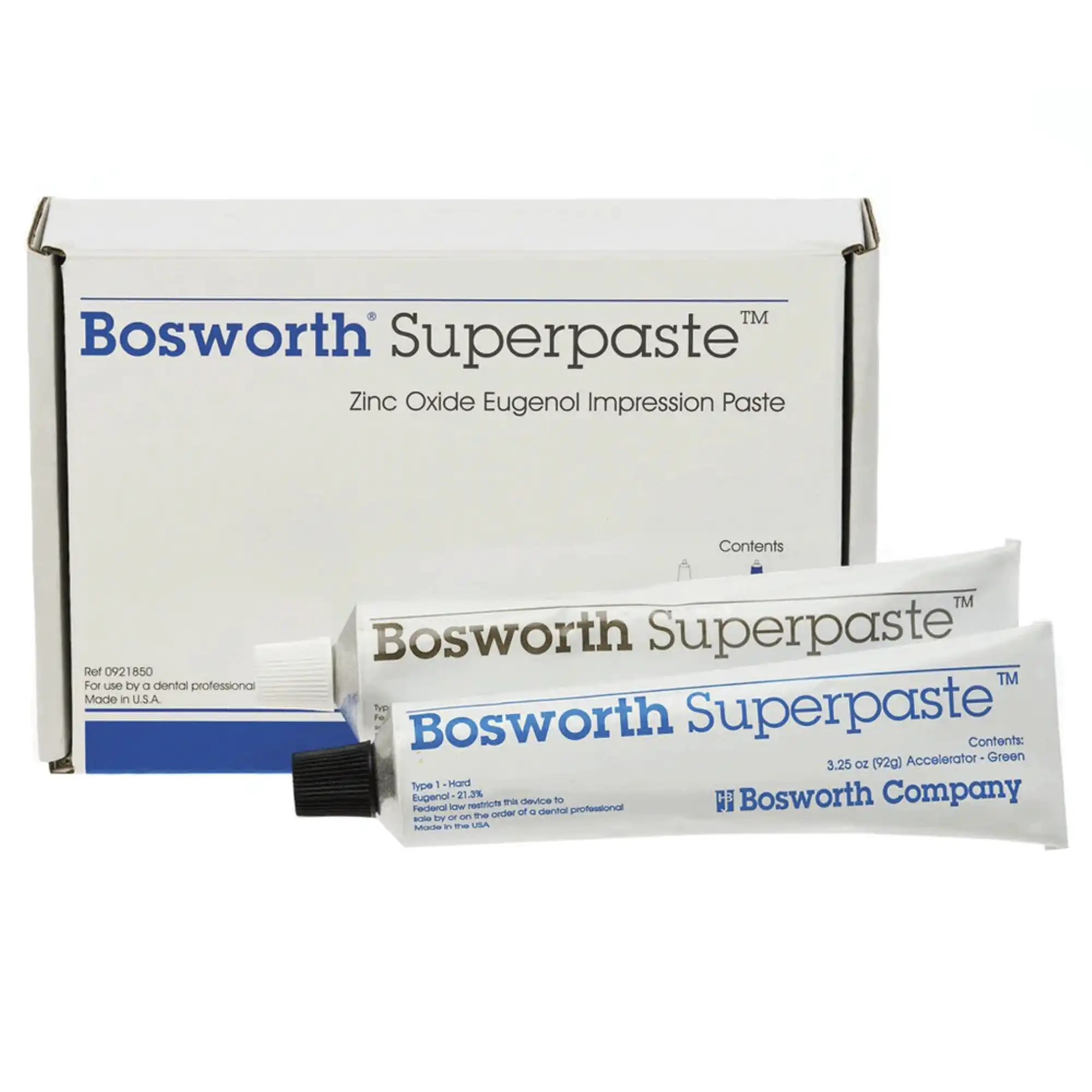 SuperPaste ZOE Impression Material, Heavy Body, Standard Pack (Base & Accelerator), 921850
