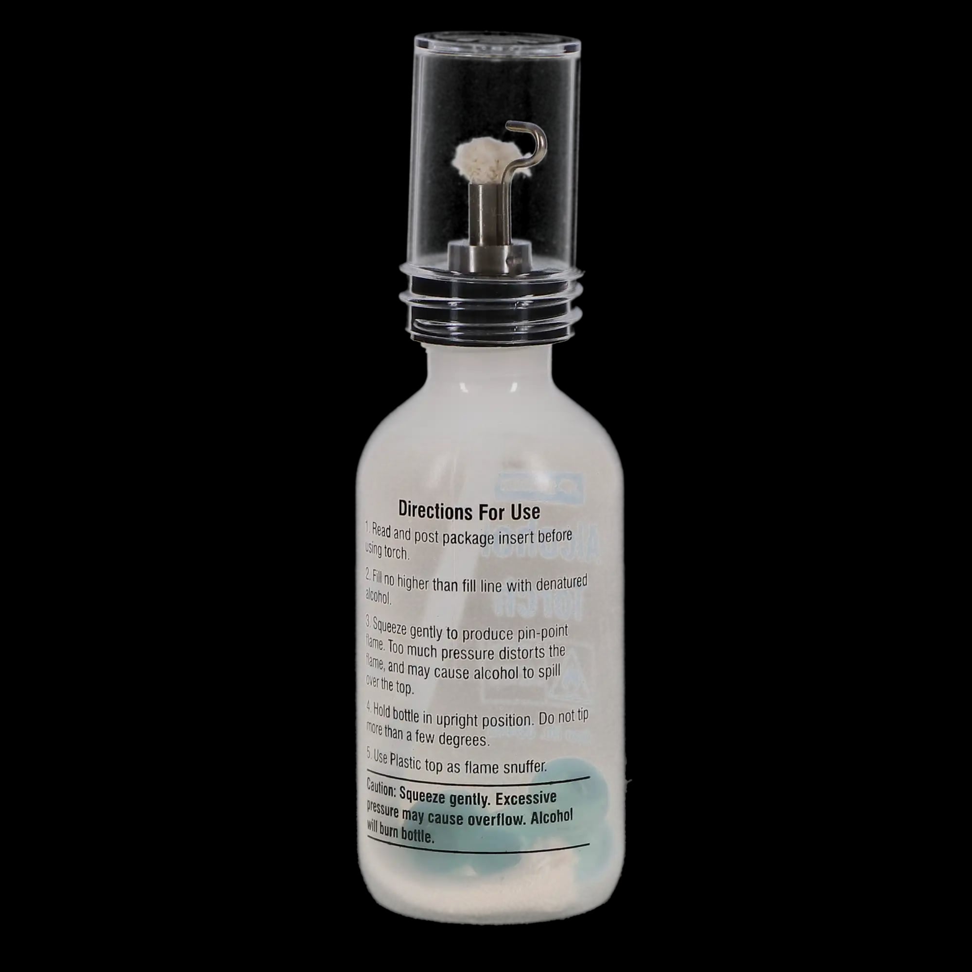 Buffalo Dental Alcohol Torch, Needle Point Flame Wick, Plastic Bottle, 1/Pk, 82440