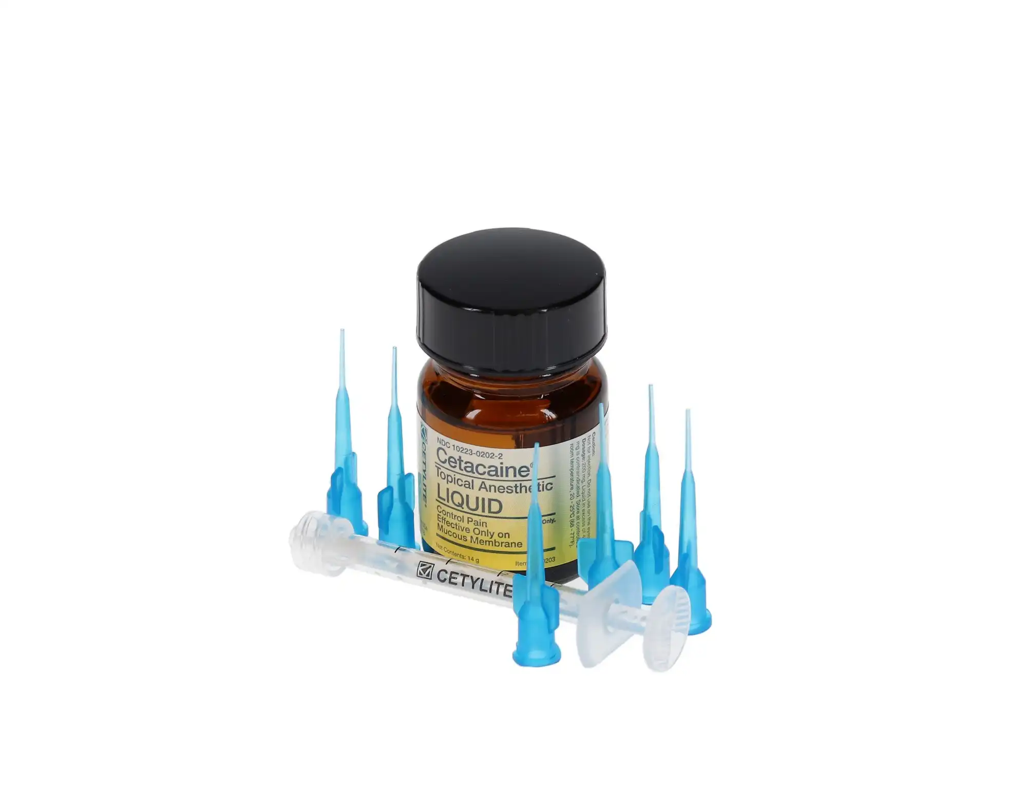 Cetacaine Topical Anesthetic Liquid, 14% Benzocaine, Chairside Kit, Banana, 1/Pk