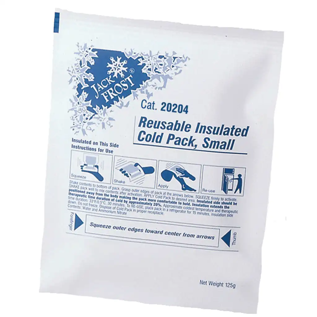 Coldstar Disposable Instant Cold Packs, 5" x 5.5", Single-Use, Non-Insulated, Individually Boxed, 50/Case