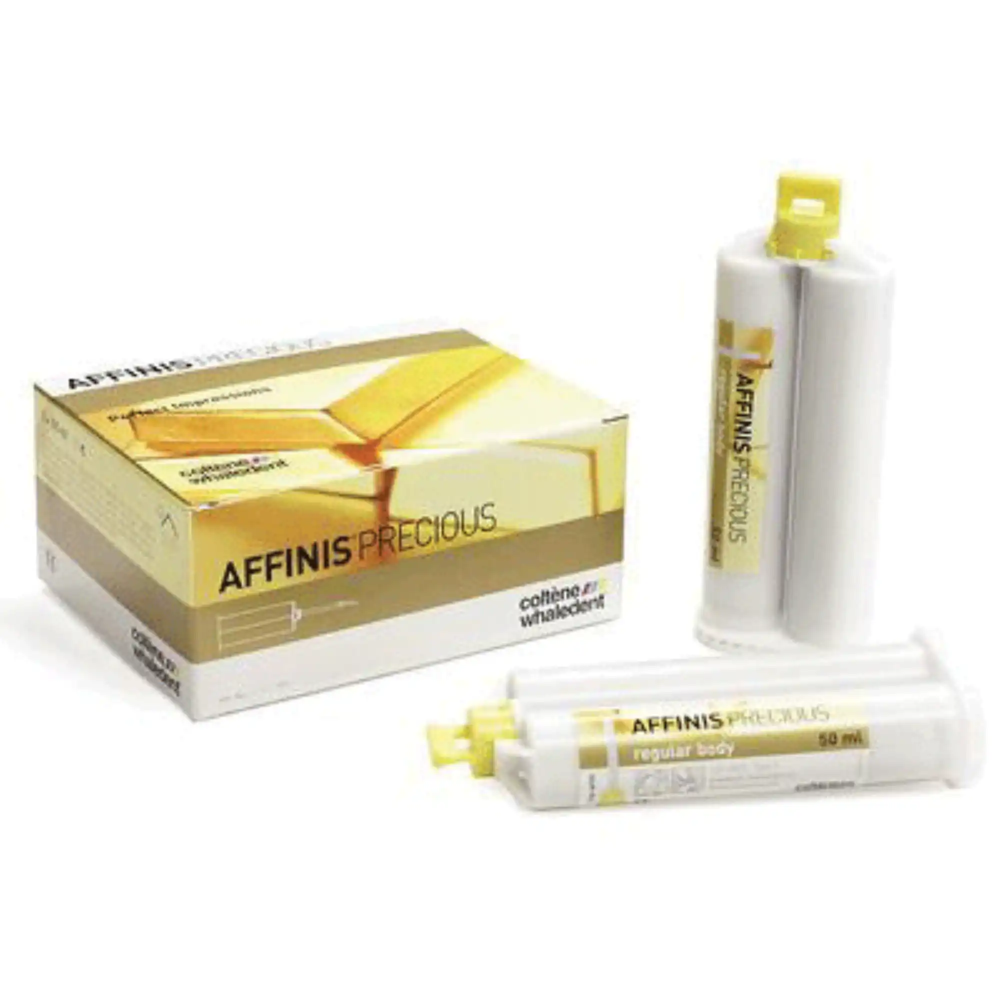 Affinis Precious Wash VPS Impression Material, Light Body, Cartridge, 50 ml, Silver, 2/Pk, C6775