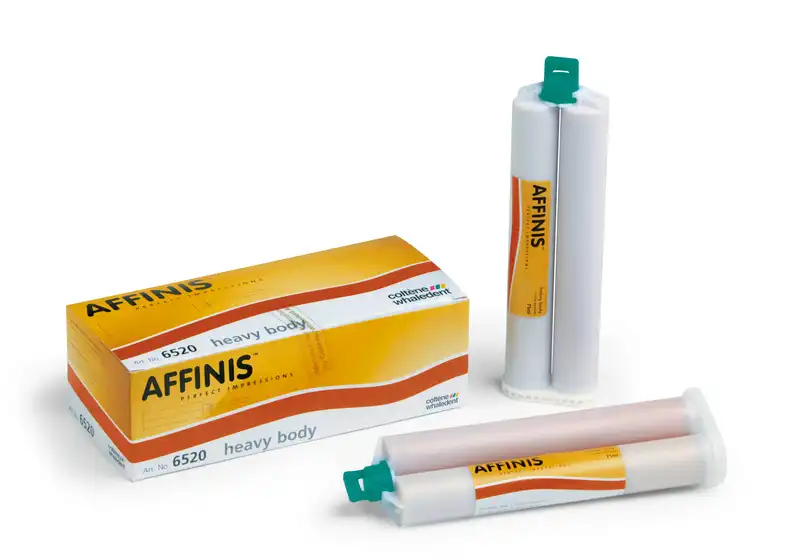 Affinis System Tray A-Silicone Impression Material, Heavy Body, Fast Set, 50 ml Cartridges, 2/Pk, C6650