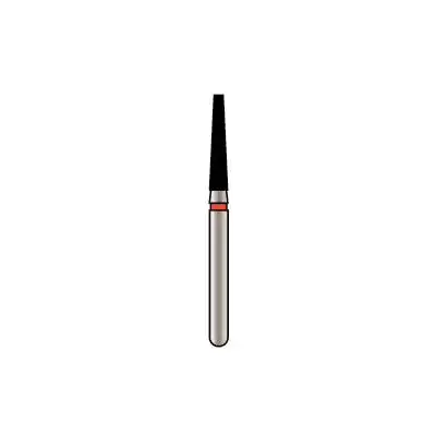 Alpen X1 Diamond Single-Use Bur, FG, #847-016SC, Tapered Flat End, Super Coarse, Black, 1.6 mm, 25/Pk, X847SC016