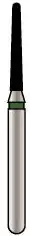 Alpen X1 Diamond Single Use Burs, FG, # 856-012M, Tapered Round End, Medium, Blue, 25/Pk, X856M012