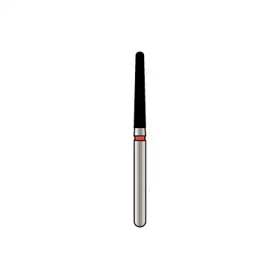 Alpen X1 Diamond Single Use Bur, FG, #850-016SC, Tapered Round End, Super Coarse, Black, 1.6 mm, 25/Pk, X85010SC016