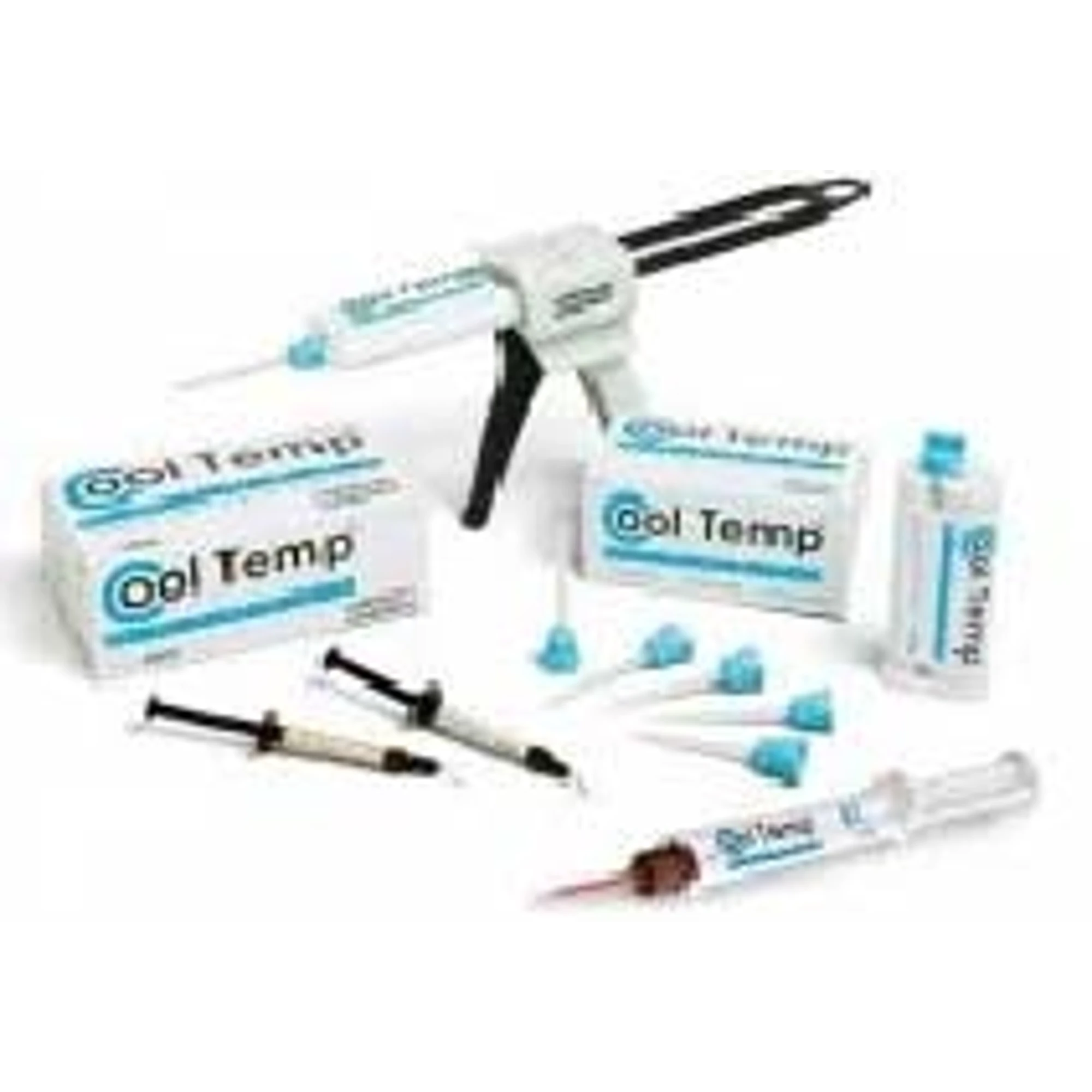 Cool Temp Natural Automix Temporary Crown & Bridge Material, Cartridge Refill Pack, Shade A1, 50 ml Cartridge + 10 Auto-Mixing Tips, 1/Pk, C5815