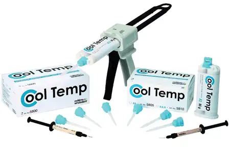 Cool Temp Natural Automix Temporary Crown & Bridge Material, Bis-Acrylic Resin, Shade A2, 50 ml Cartridge with 10 Mixing Tips, Refill, C5805