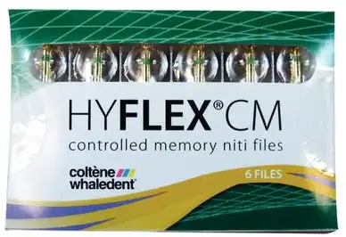 HyFlex CM NiTi Rotary Files, .04 Taper, 25mm, #35, Green, 6/Pk, H8250435