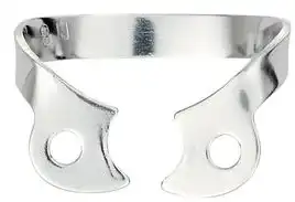 Hygenic Rubber Dam Clamp #W2, Wingless, Gloss Finish, Bicuspids/Upper Incisors, 1/Pkg, H02768