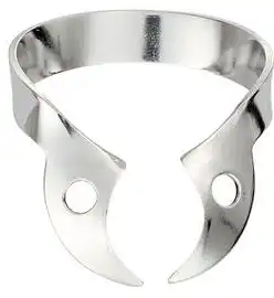 Hygenic Rubber Dam Clamp, #W56, Wingless, Gloss Finish, Universal Molar, H03815