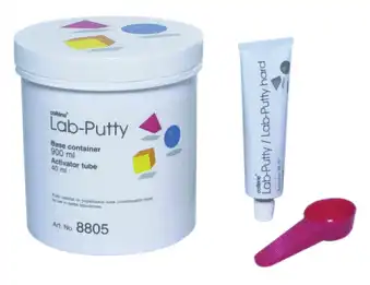 Coltene Lab-Putty Silicone Modeling Material Kit, Base & Activator, 900 ml Base / 40 ml Activator, 1.35 kg, 1/Pk, #8805
