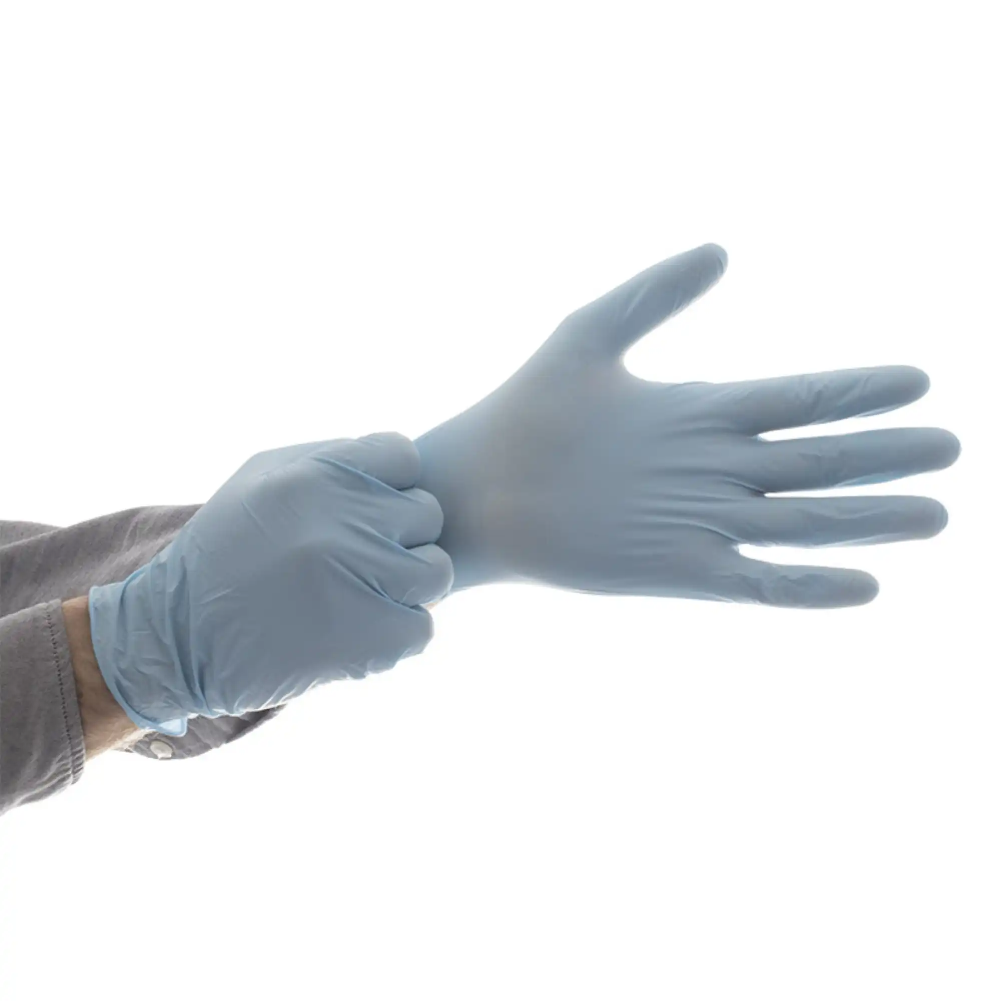 Crave Nitrile Examination Gloves, Powder-Free, Non-Sterile, Large, Blue, 200/Box, 3558