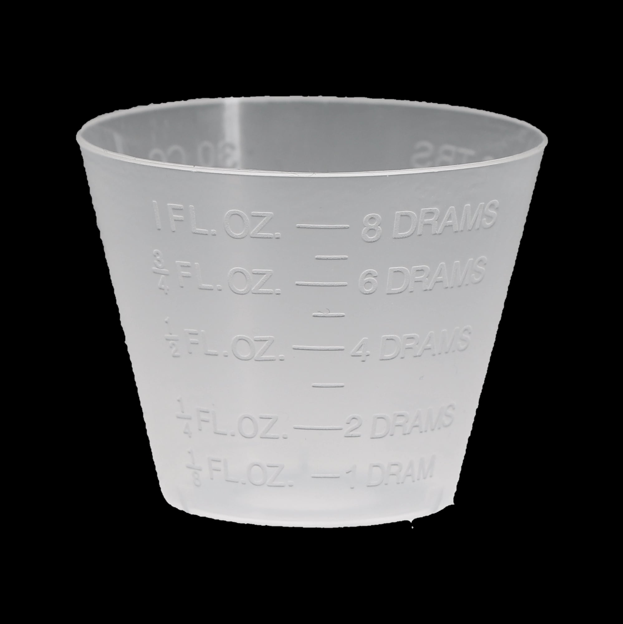 Crosstex Medicine Mixing Cups, 1 oz, Clear, Latex-Free, 100/Pk, CX1