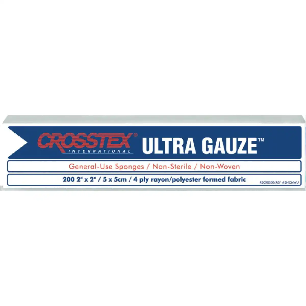 Crosstex Ultra Gauze Non-Woven Sponges, Non-Sterile, 3x3 inch, 4-Ply, 200/Sleeve