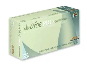 AloePRO PF Synthetic Exam Gloves, Powder-Free, S/M, 100/Box, APS100S-M