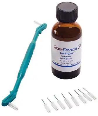 Junk-Out High Speed Handpiece Chuck Cleaner Kit, 1/Pk