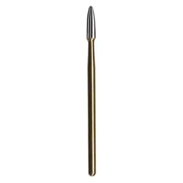 Midwest Trimming and Finishing Carbide Burs, FG, 12-Blade, Egg, 2.3 mm, #7408, 10/Pk