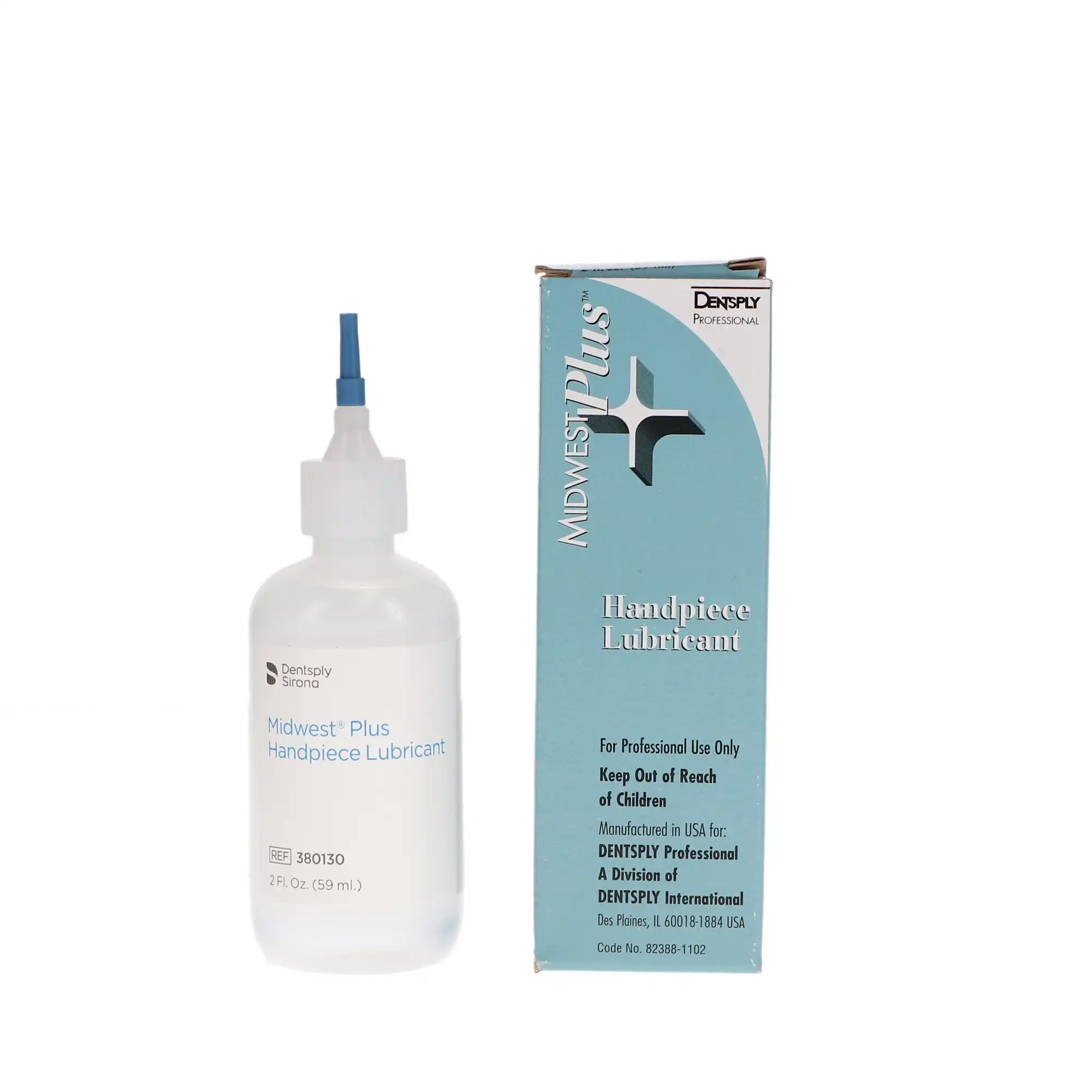 Midwest Plus Handpiece Lubricant, 2 oz Dropper Bottle, 380130