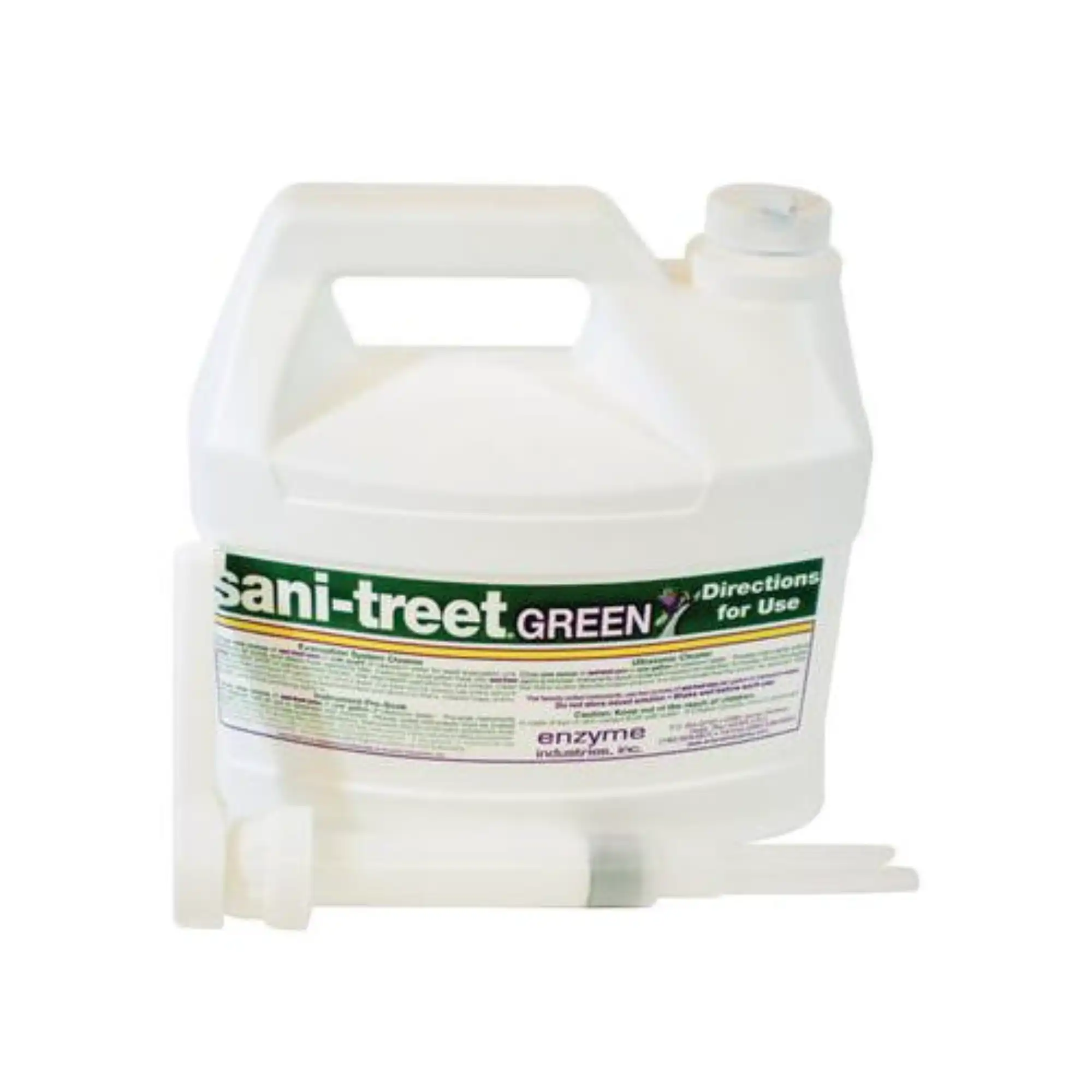 Sani-Treet Green Multi-Purpose Enzymatic Concentrate Cleaner, 1 Gallon, Lemongrass/Lavender, 1/Pk, 7000