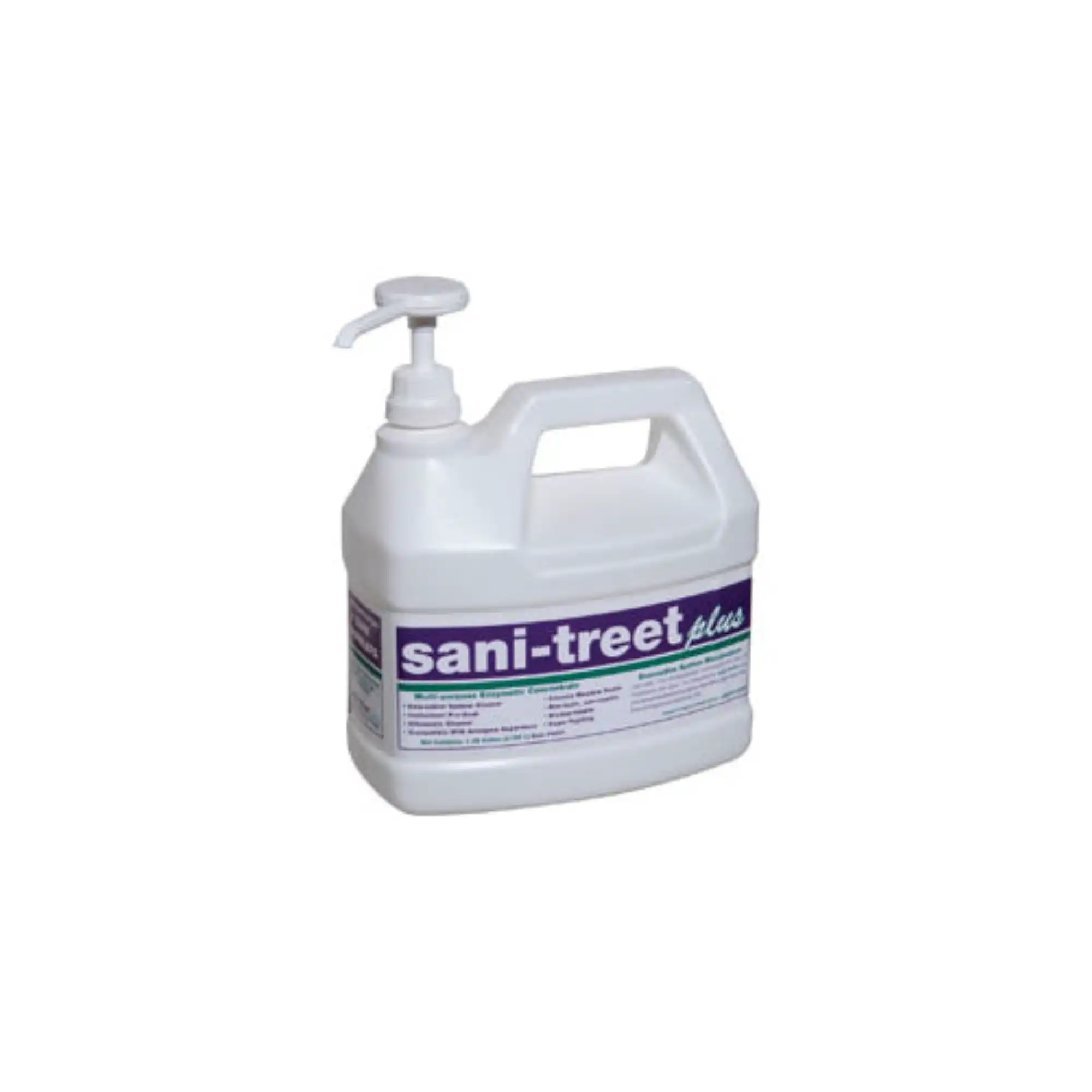 Sani-Treet Plus Multipurpose Enzyme Concentrate Cleaner, Country Meadow Scent, 1 Gallon Bottle with Pump, 1/Pk