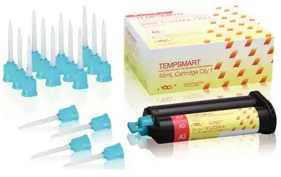 Tempsmart Temporary Crown & Bridge Material, Bis-Acryl Composite, Auto-Mix Cartridge, 48 ml, Shade A3, 1/Pk