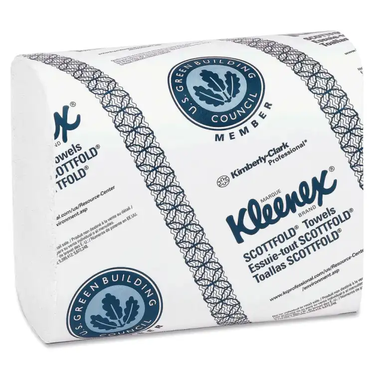 Scott Essential C-Fold Paper Towels, 13.25" x 10.4", White, 2400/Case
