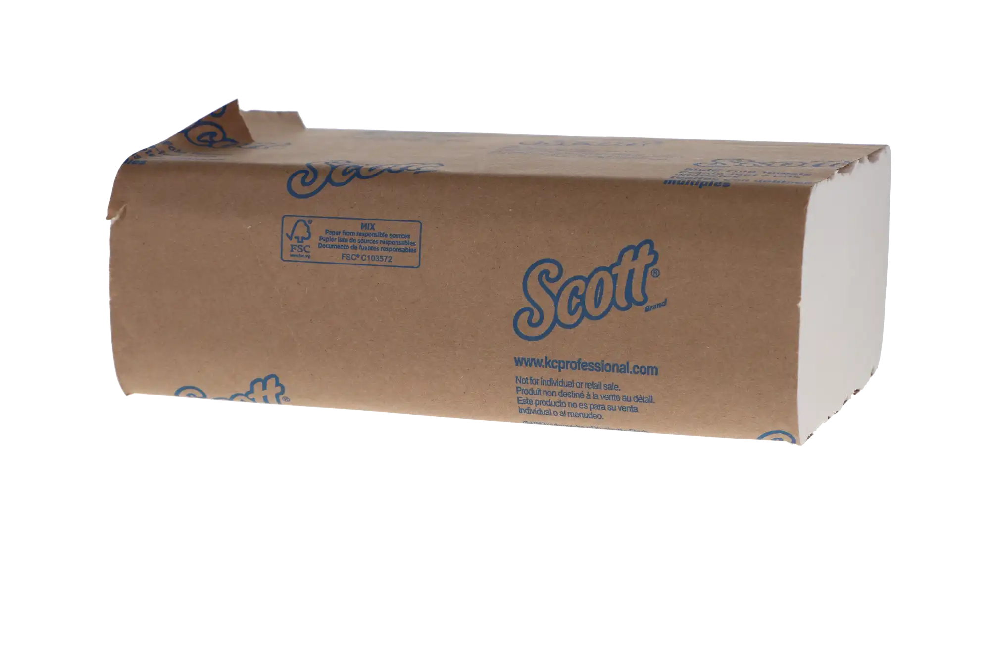 Scott Essential Multi-Fold Paper Towels, 9.2" x 9.4", 1-Ply, White, 4000/Case, 01804