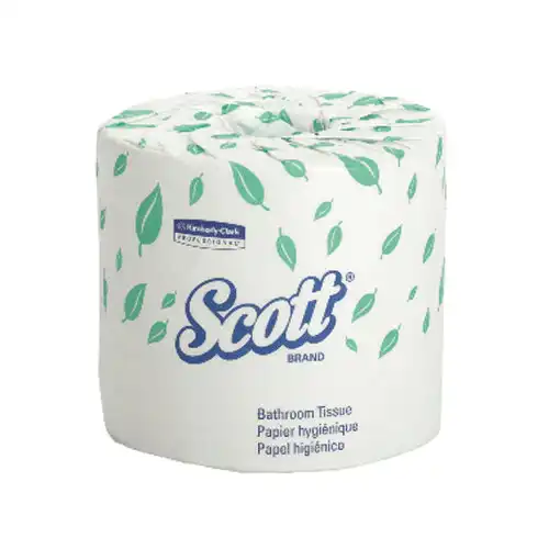 Scott Surpass 2-Ply Toilet Tissue, Standard Roll, White, 550 Sheets/Roll, 80 Rolls/Case