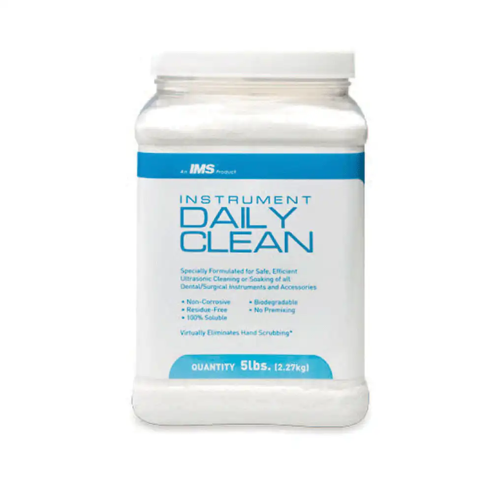 Hu-Friedy IMS Daily Clean General Purpose Detergent, Powder Concentrate, 1.1 lb (500 g) Tub, Makes 35 Gallons, IMS-1220