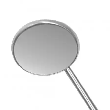 Hu-Friedy Mirror Simple Stem Front Surface #4, Stainless Steel, 12/Pk, M4C