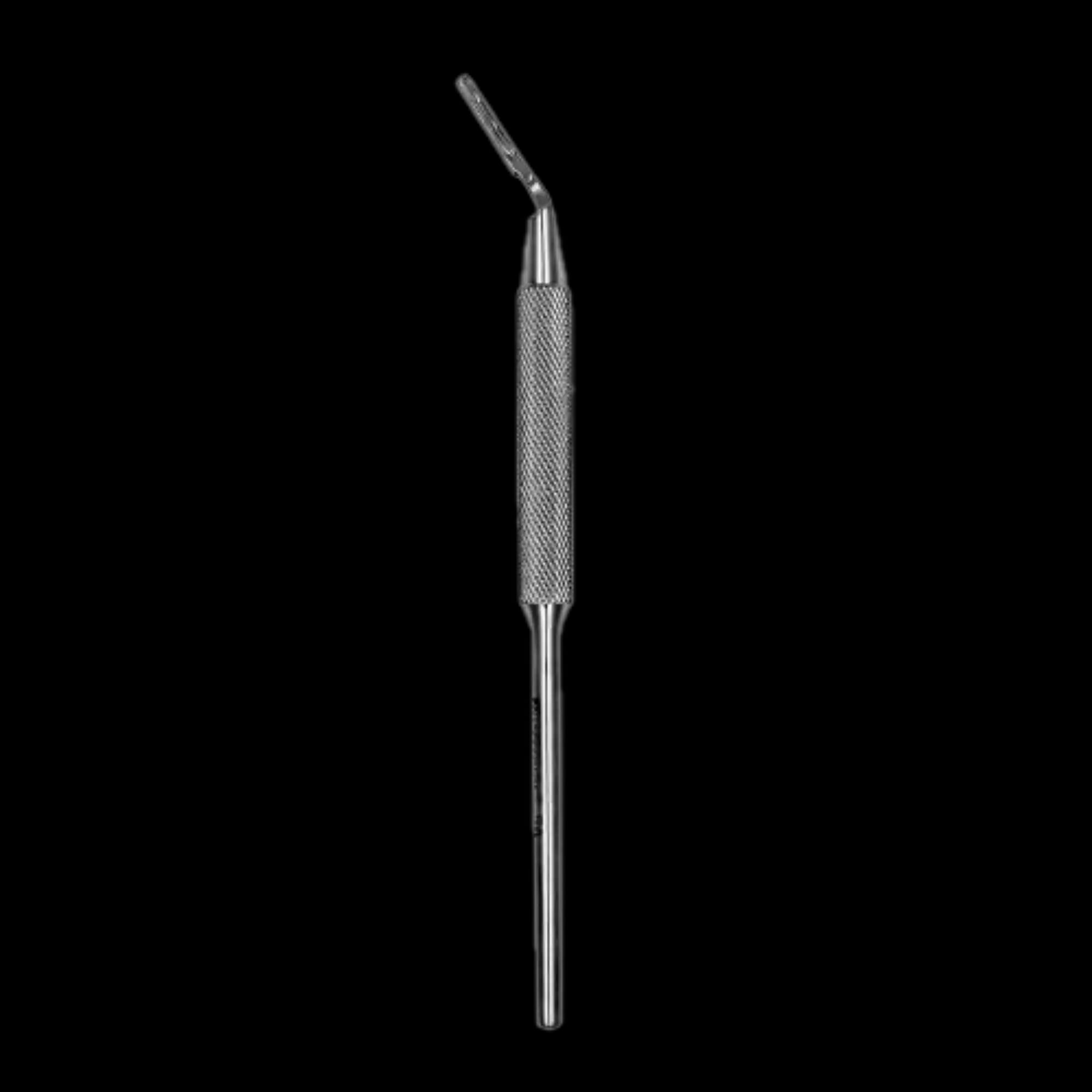 Hu-Friedy #5A Angled Round Scalpel Handle, Stainless Steel, 1 Each, 10-130-05A
