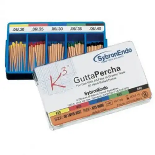 K3/K3XF Gutta-Percha Points, 0.04 Taper, Size 30, Blue, 50/Pk, 825-0430