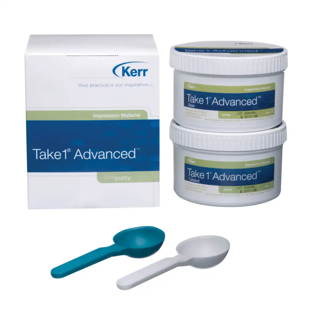 Take 1 Advanced VPS Impression Material Putty Pack, 400 g Base & 400 g Catalyst, 1/Pk, 34070